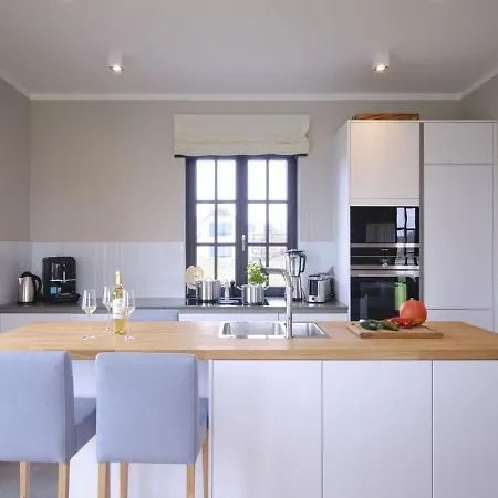 Casa de Férias Reetland Am - Luxusplus Reetdachvilla Mit 4 Schlafzimmern, Sauna Und Kamin G14